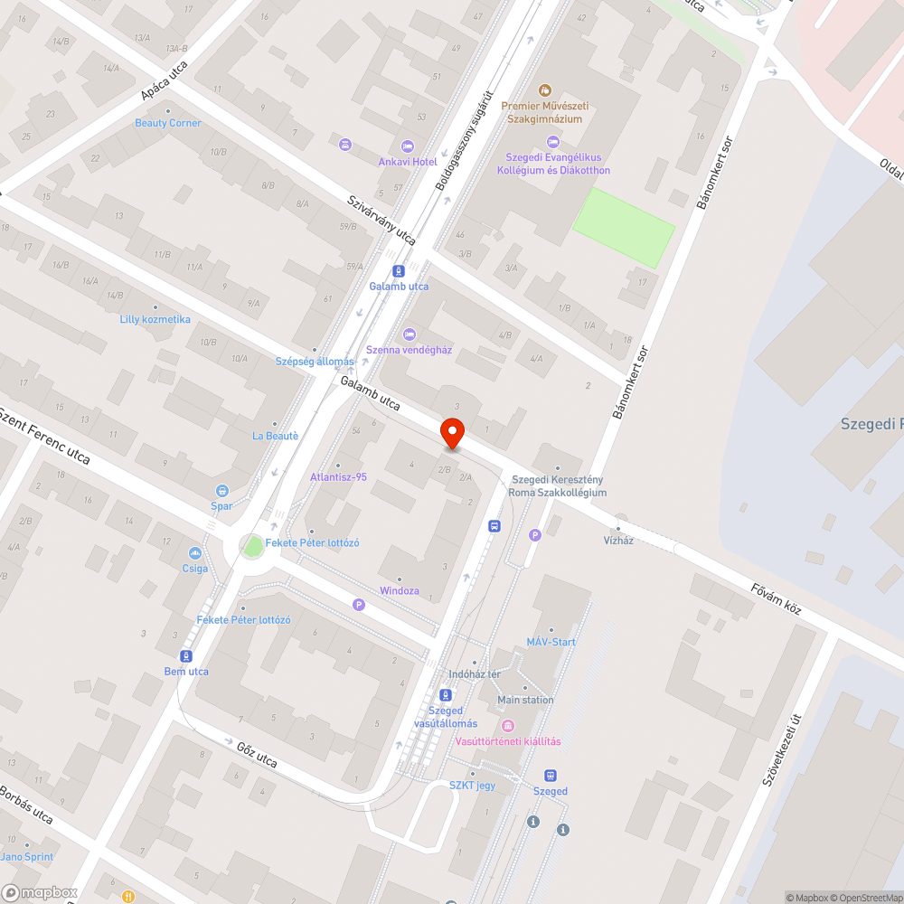 Kiégett lámpa bejelentés helye