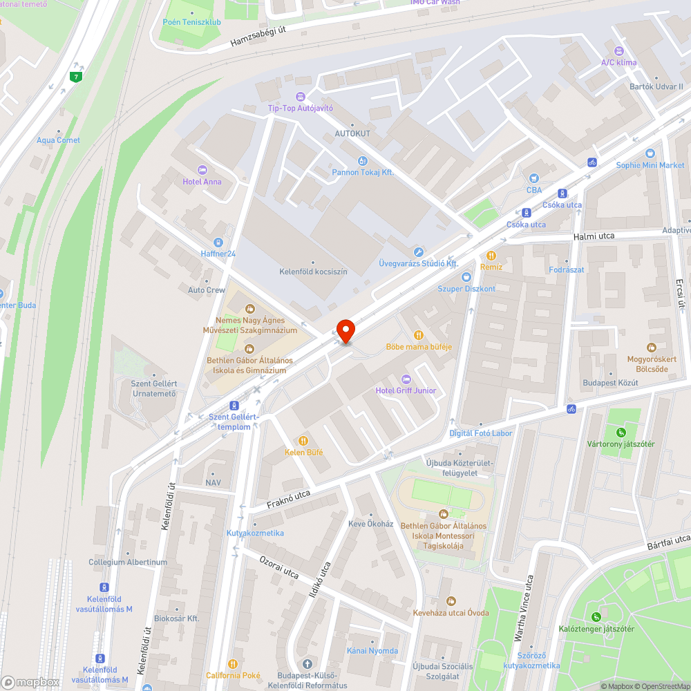 Hibás járda bejelentés helye