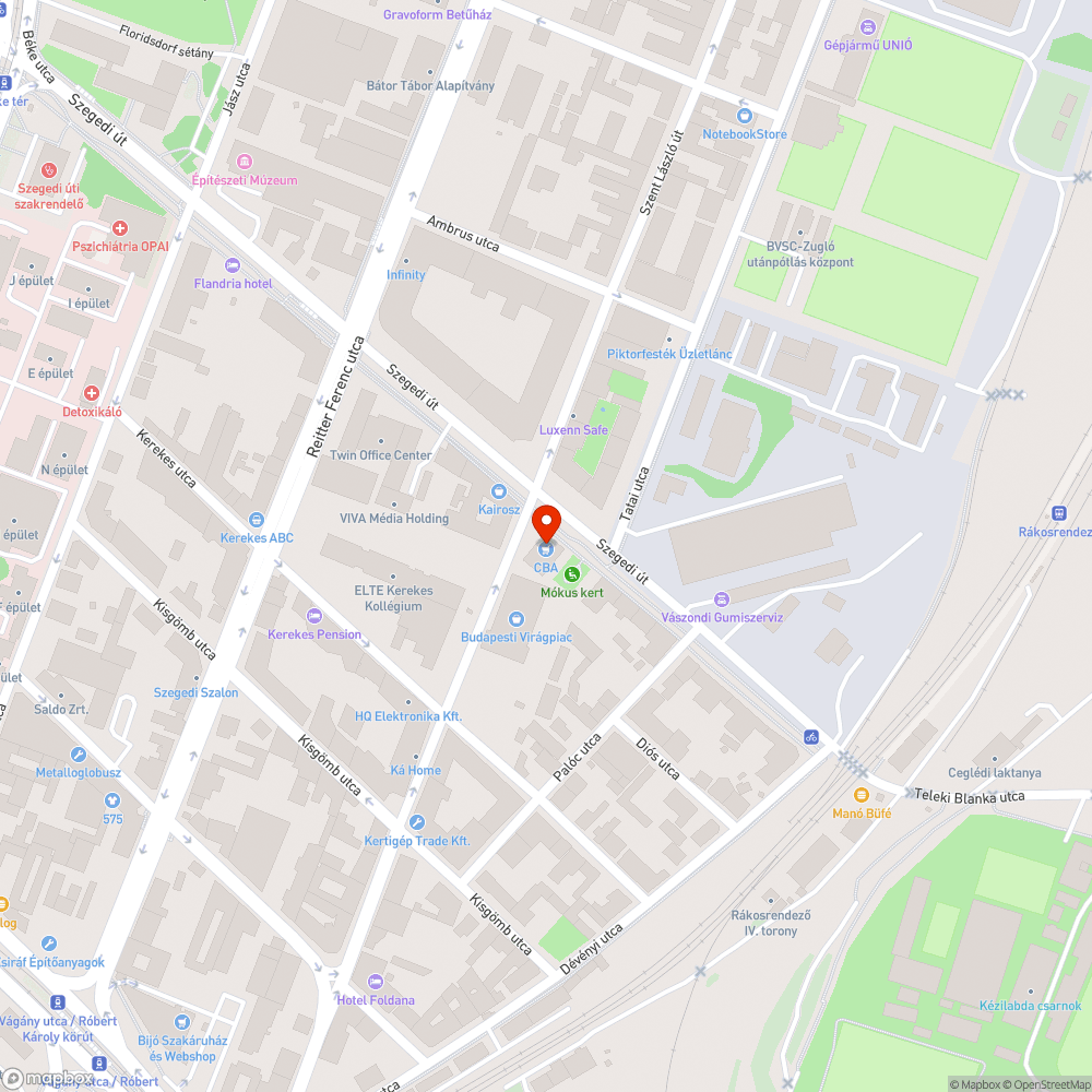 Kerékpárútra kinőtt bokor bejelentés helye