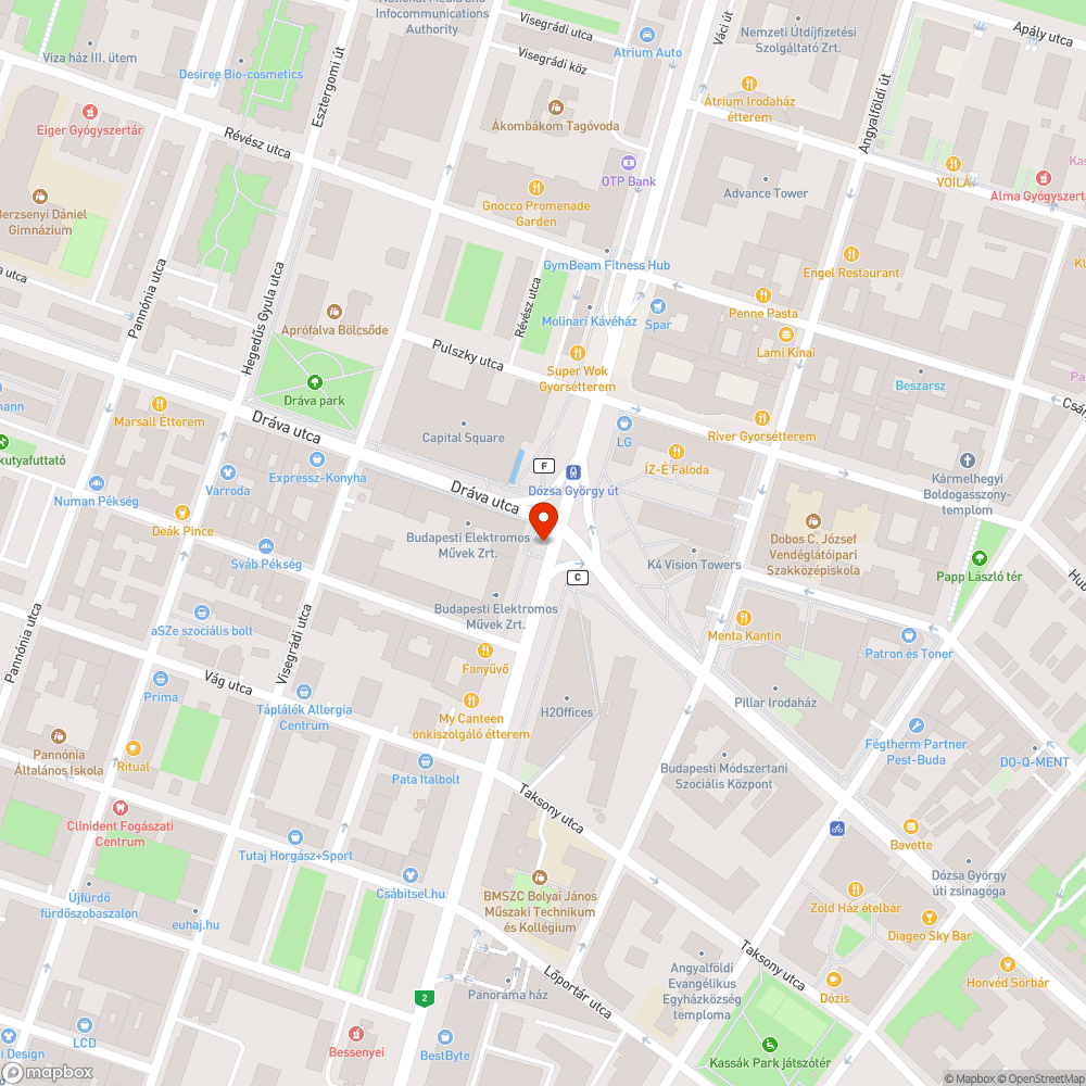 Lebomlott bejelentés helye