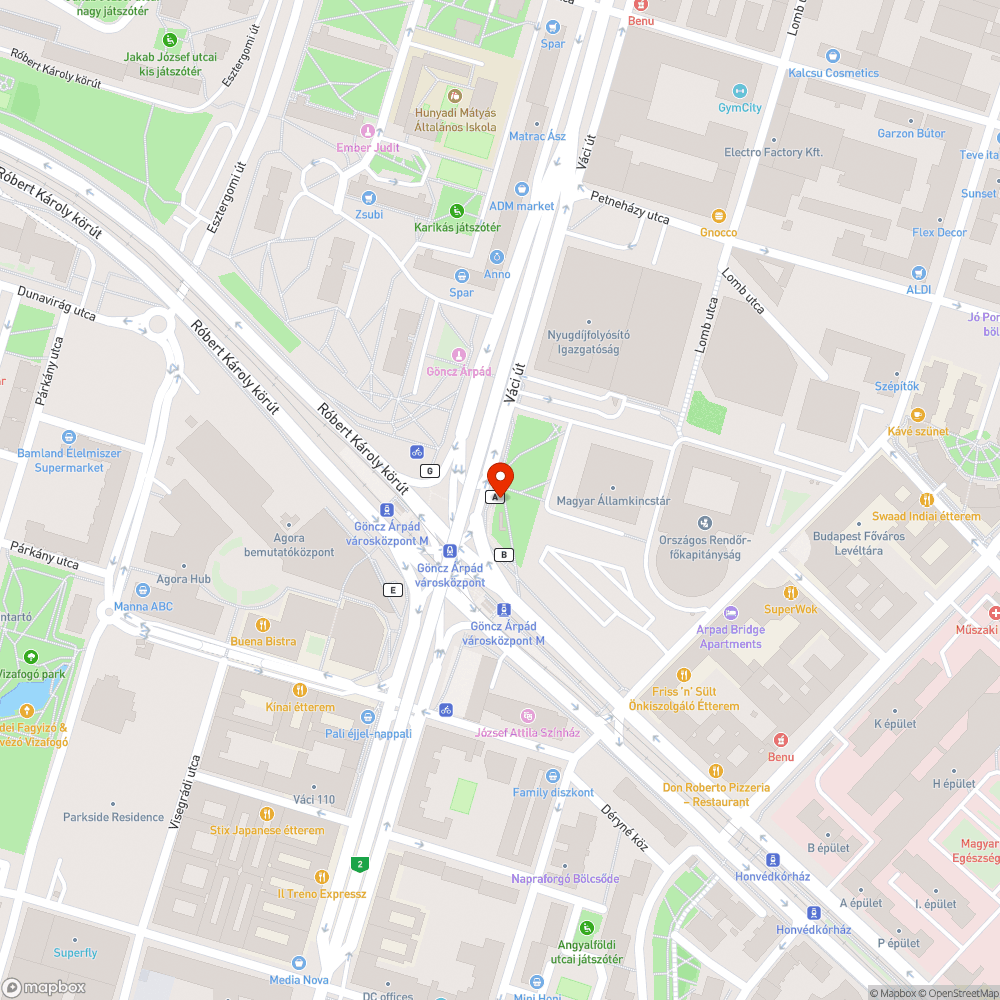 Lámpa ajtó bejelentés helye