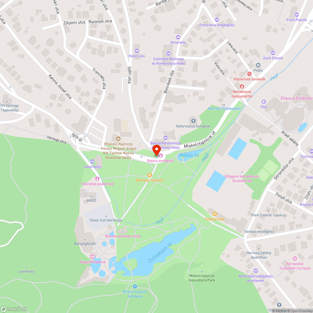 Balesetveszélyes átkelő bejelentés helye