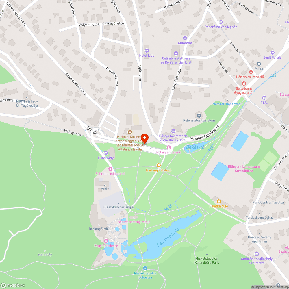 Hirdető tábla bejelentés helye