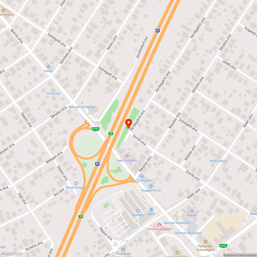 Rendszam nelkuli VW Beetle Simito u - Kerekgyarto u sarok bejelentés helye