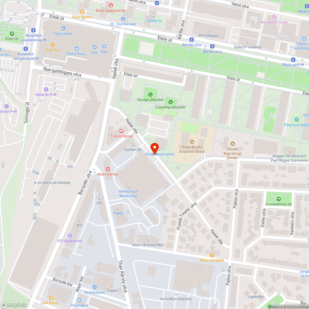 Elhagyott jármű és területfoglalás bejelentés helye