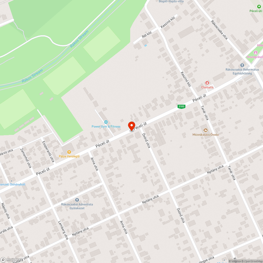 Buszmegálló betört üveg bejelentés helye