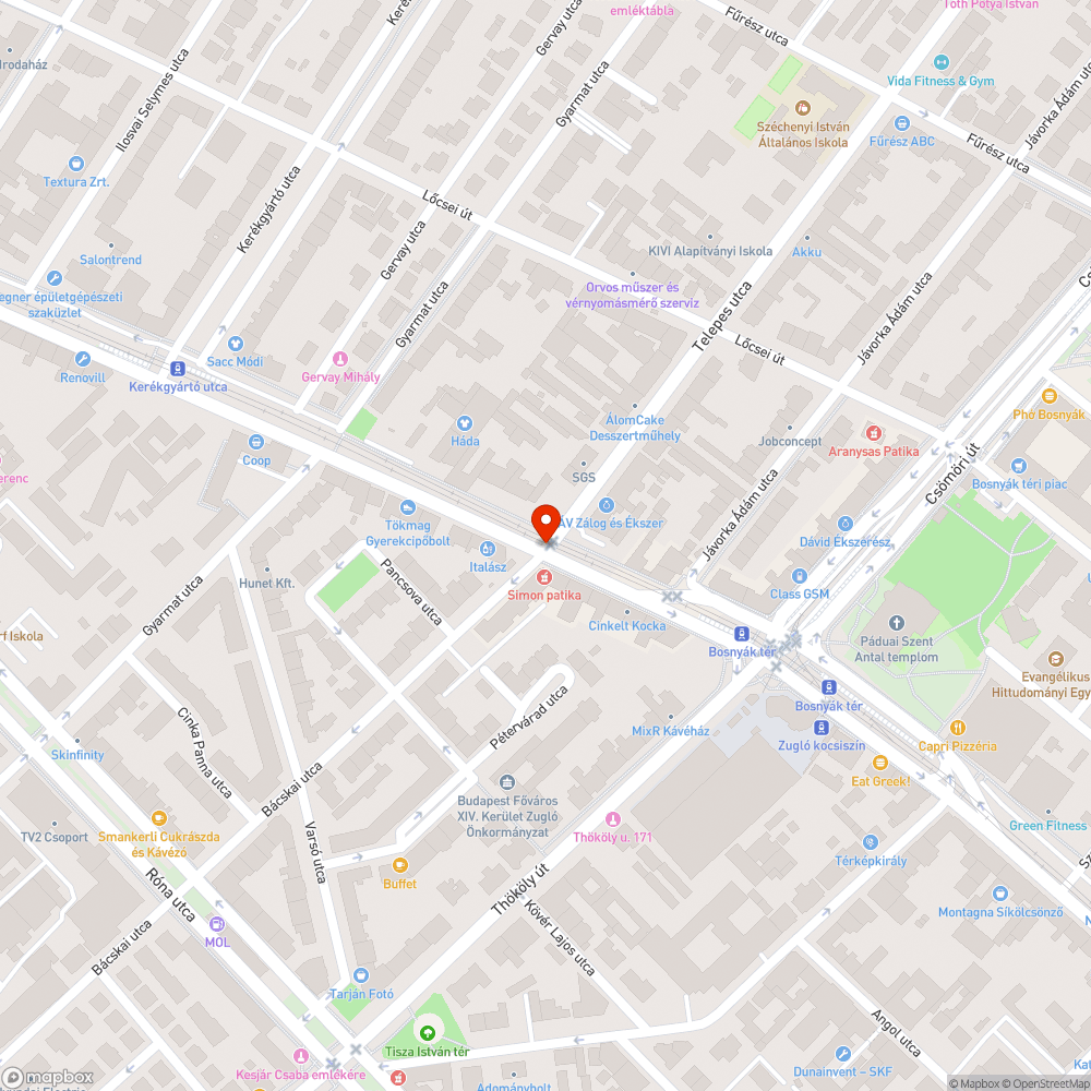 Töredezett bejelentés helye