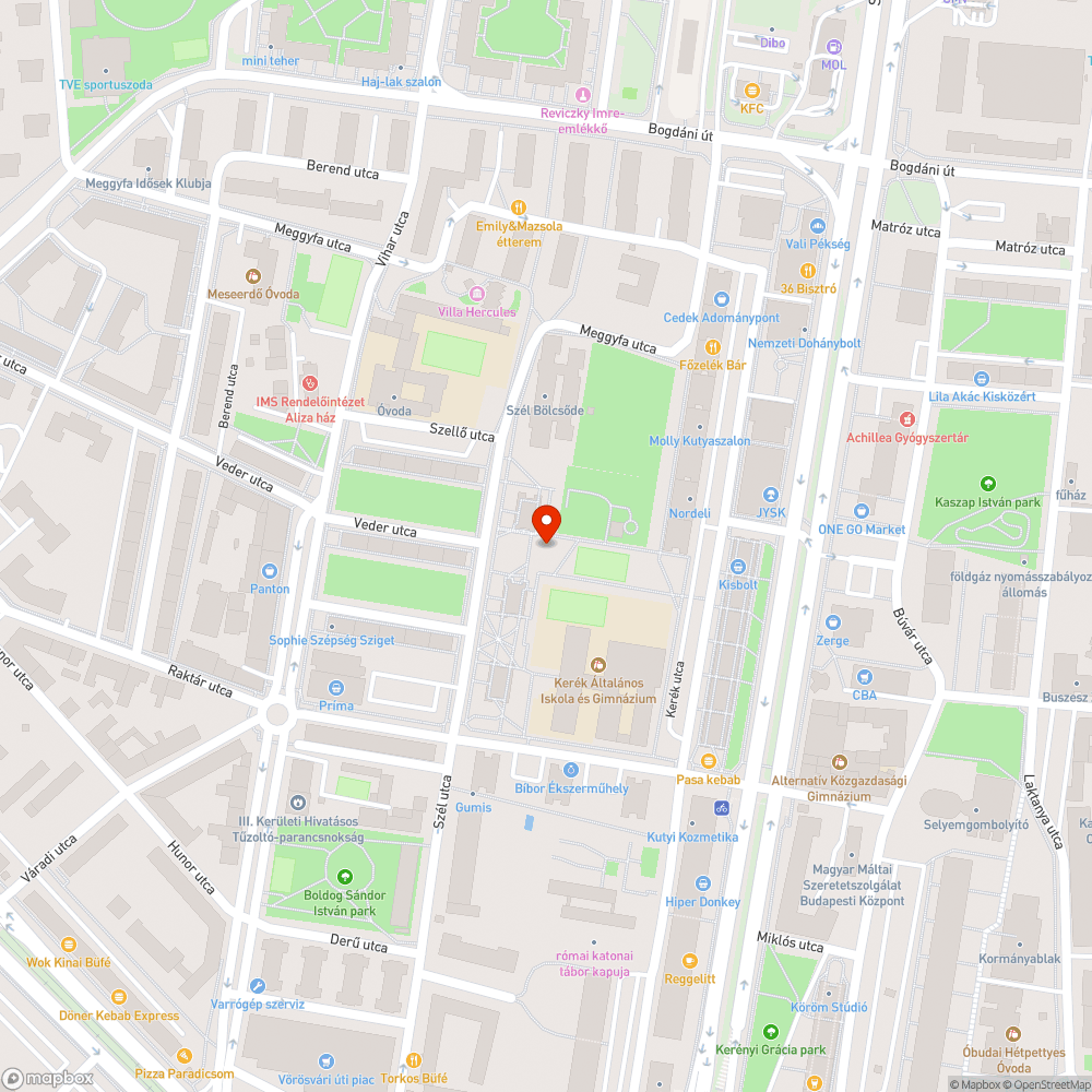 Kerítés hiba – Máltai játszótér bejelentés helye