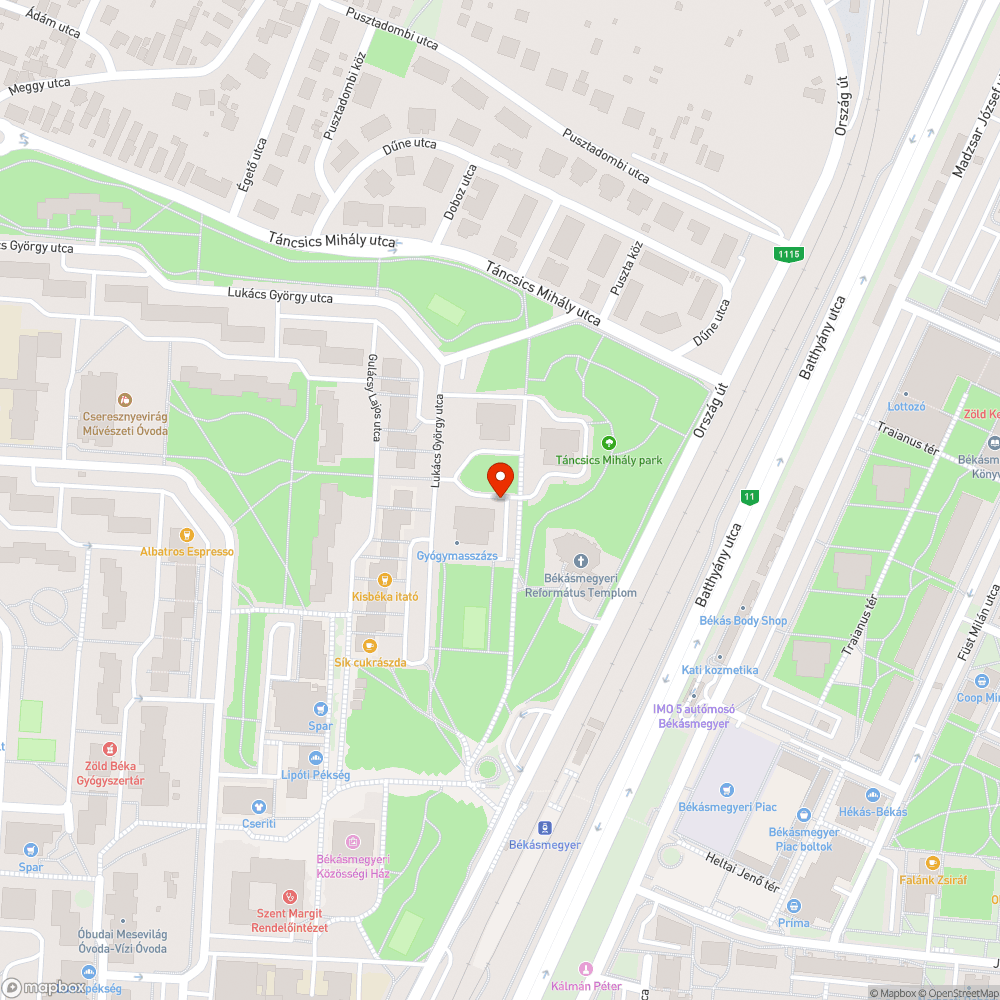 Rossz állapotú csatornafedő bejelentés helye