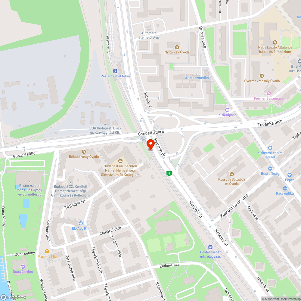 Firkás váró bejelentés helye