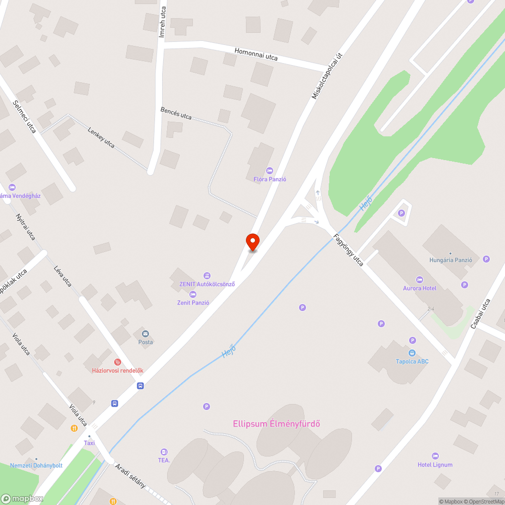 Rozsdás szalagkorlát bejelentés helye