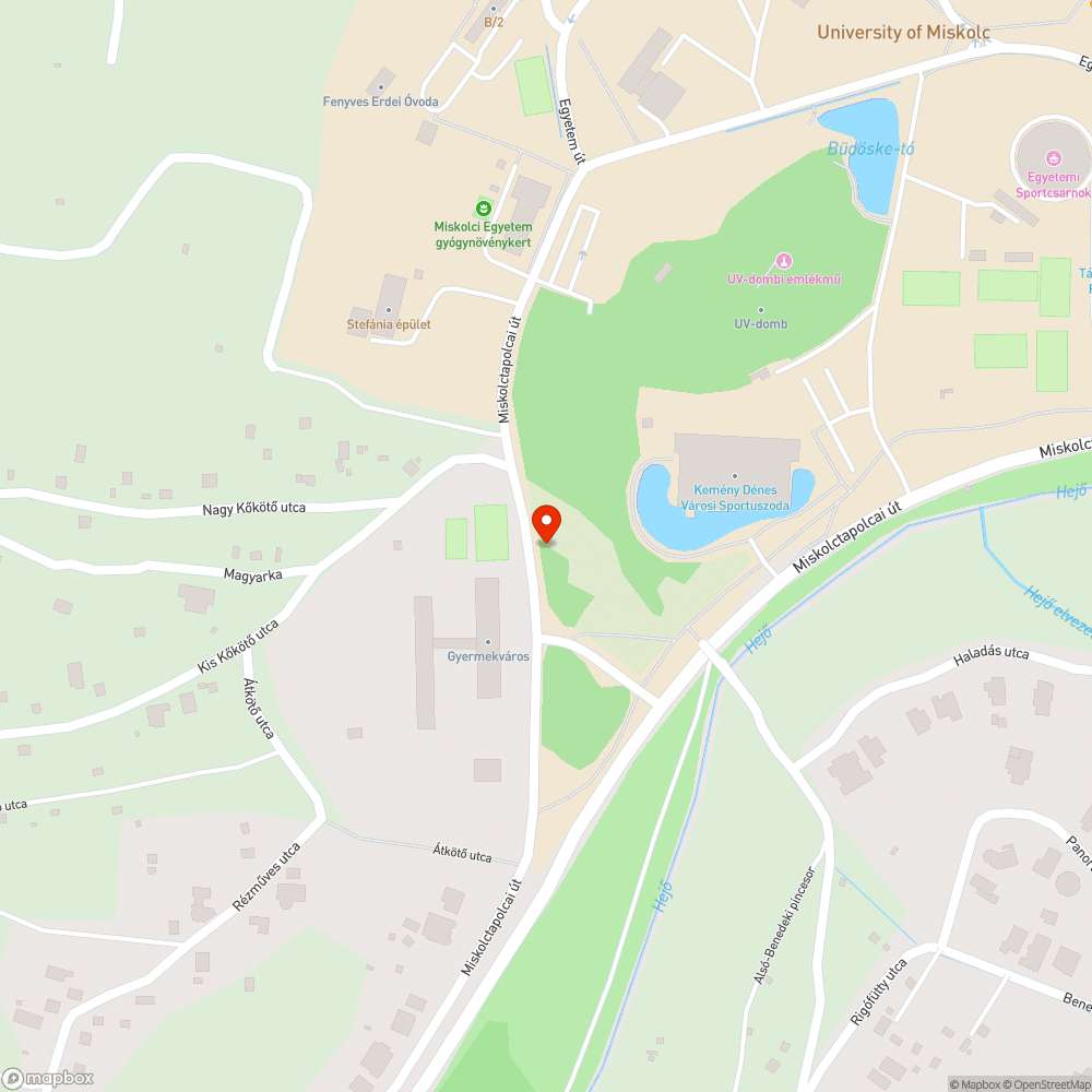 Kidőlt jelölő bejelentés helye