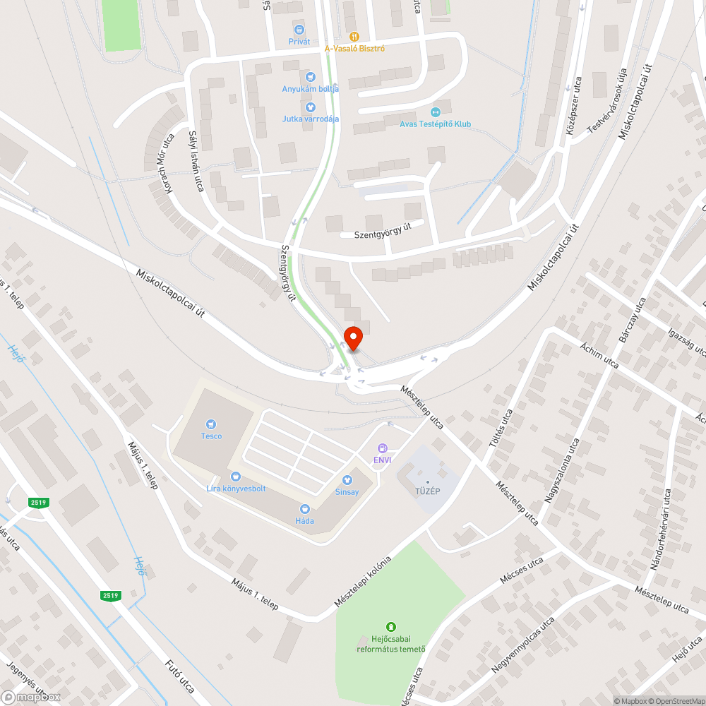 Kopott tábla bejelentés helye