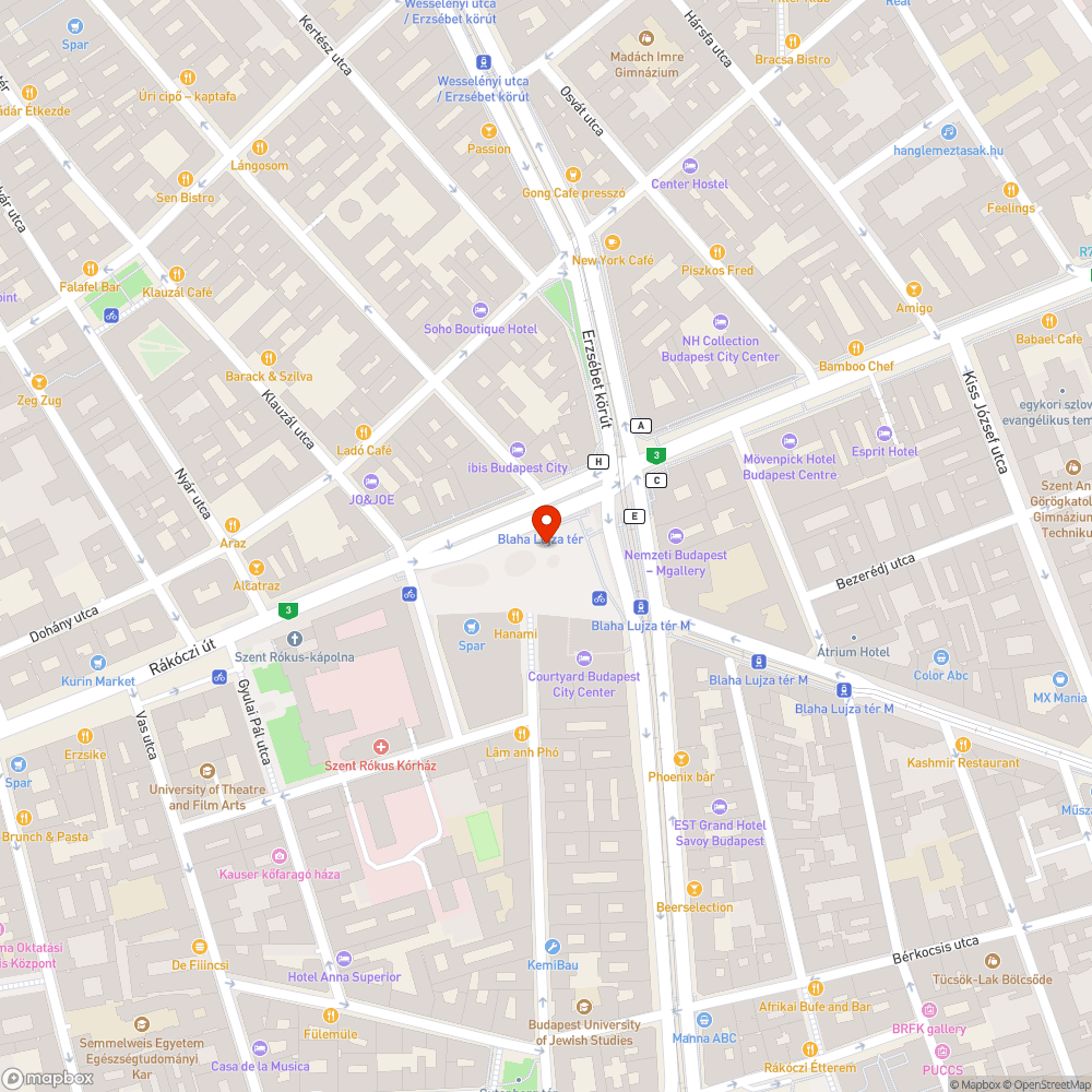 Blaha Lujza tér lépcsőlejárat graffitis - tér felől - G bejelentés helye