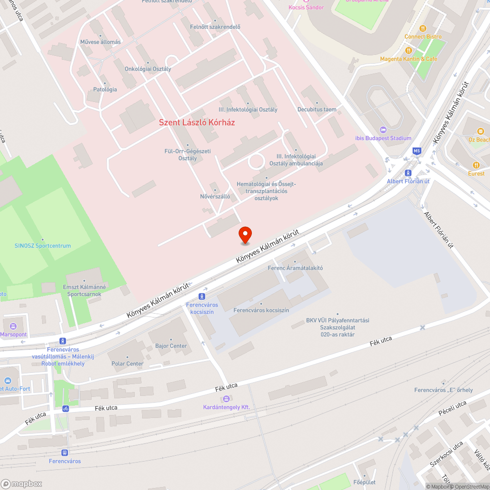 Szemetes járdaszakasz bejelentés helye