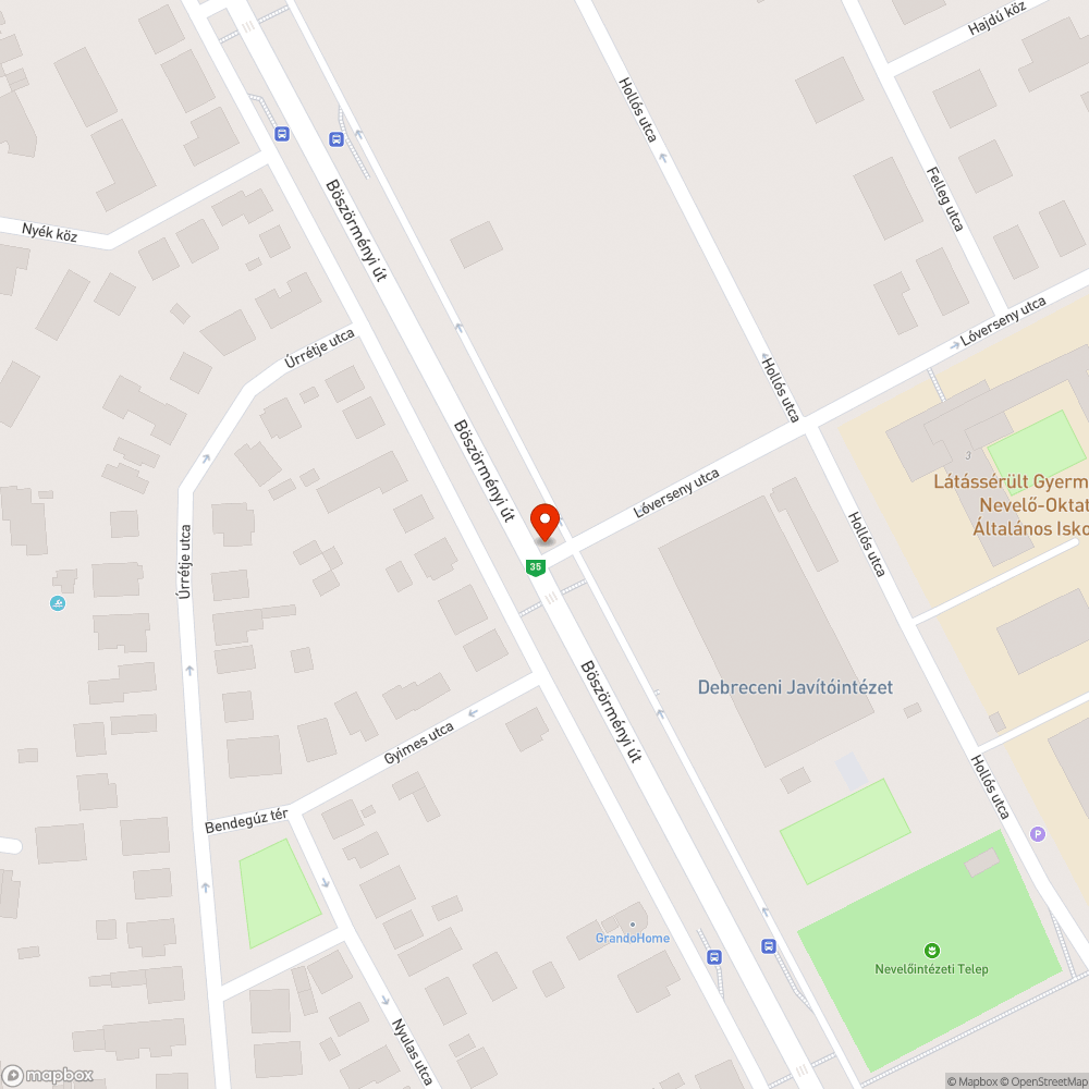 Rosszul hangolt jelzőlámpa bejelentés helye