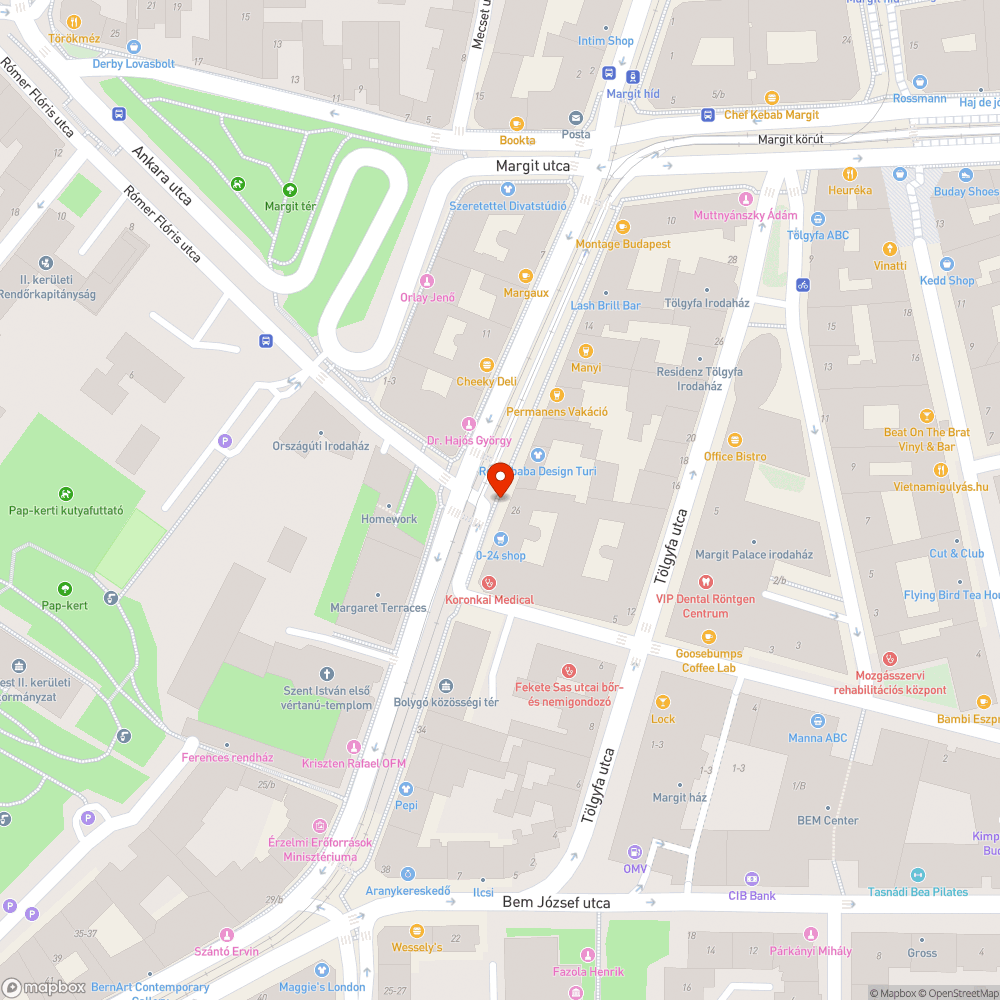 Benyomódás (hosszúkás gödör) a járdán. bejelentés helye