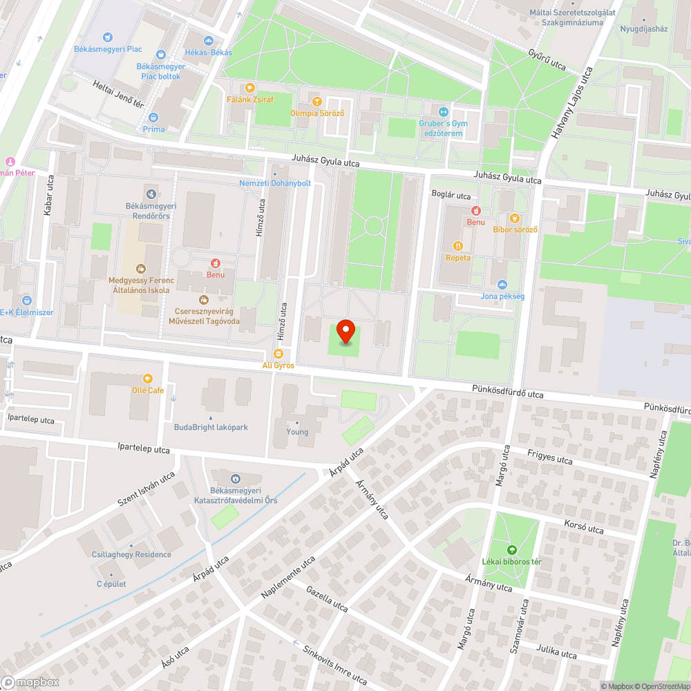 Eldugult bejelentés helye