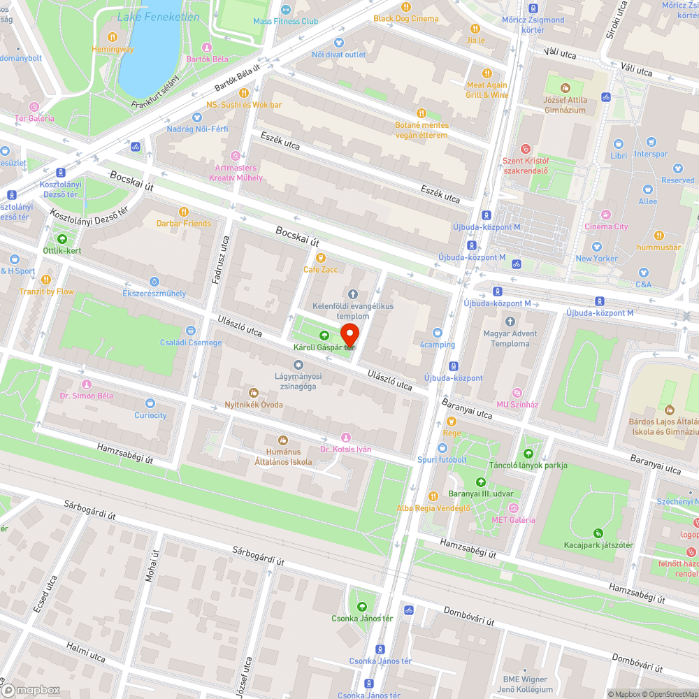 Lekopott parkolófelfestés az Ulászló utcában bejelentés helye