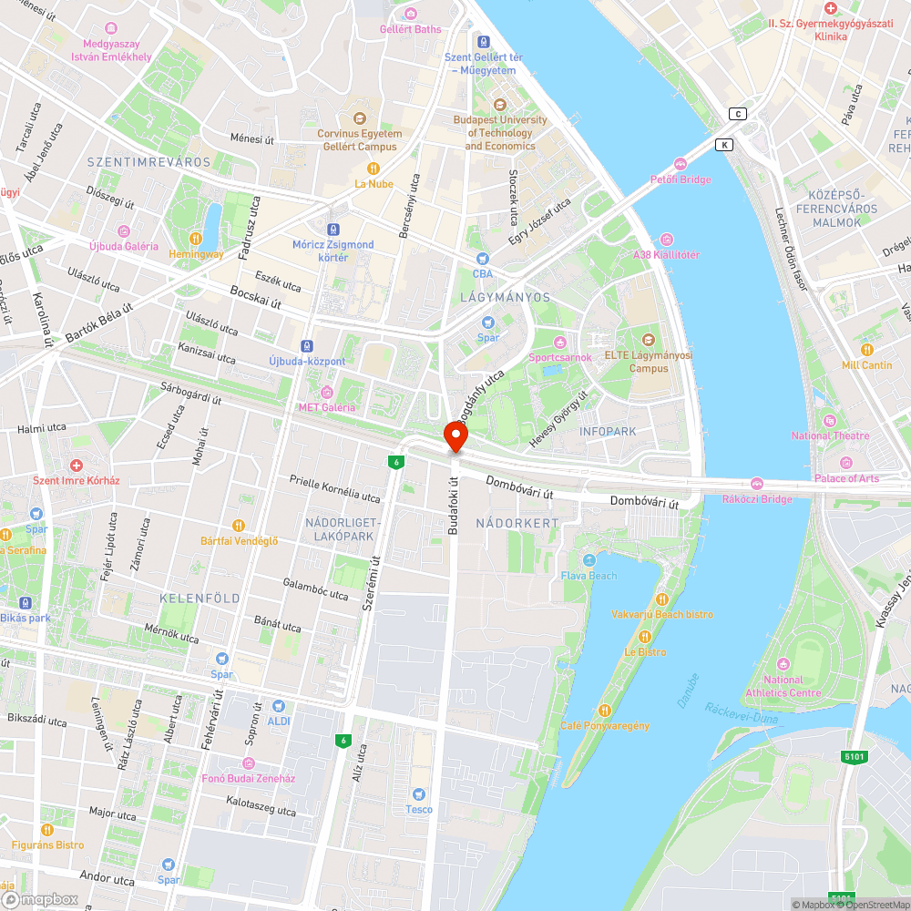 közvilágítási oszlop zöld lenn-  BDK bejelentés helye