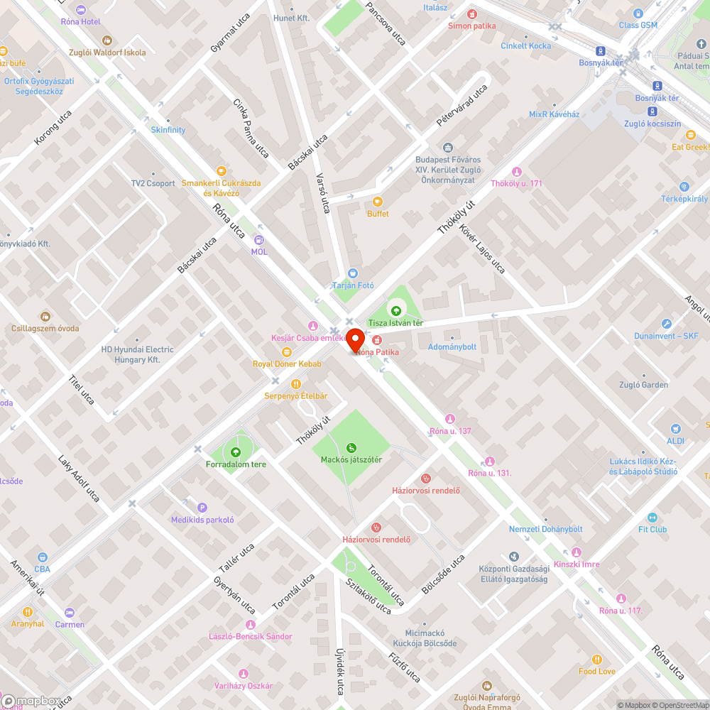 Áll a víz a kerékpársávon bejelentés helye