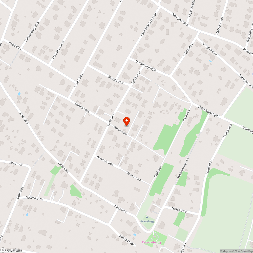 Kiszáradt, veszélyes fa bejelentés helye