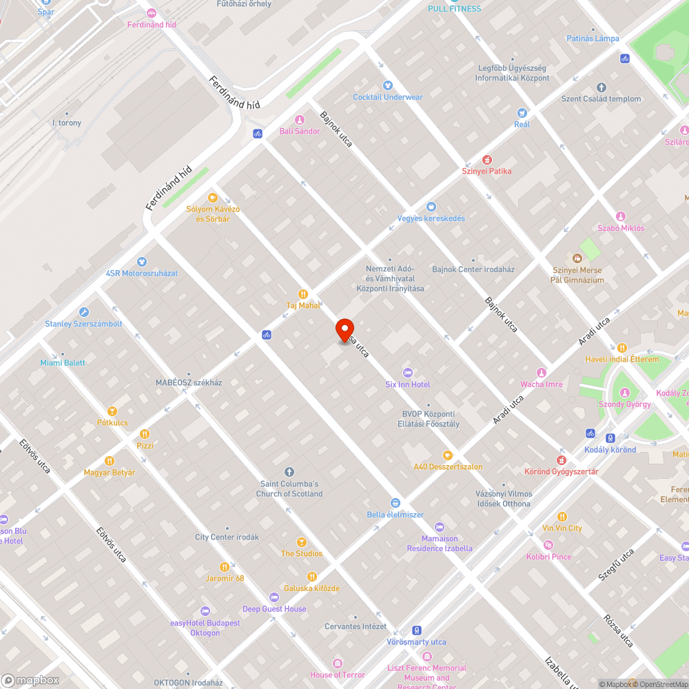 Koszos járda bejelentés helye