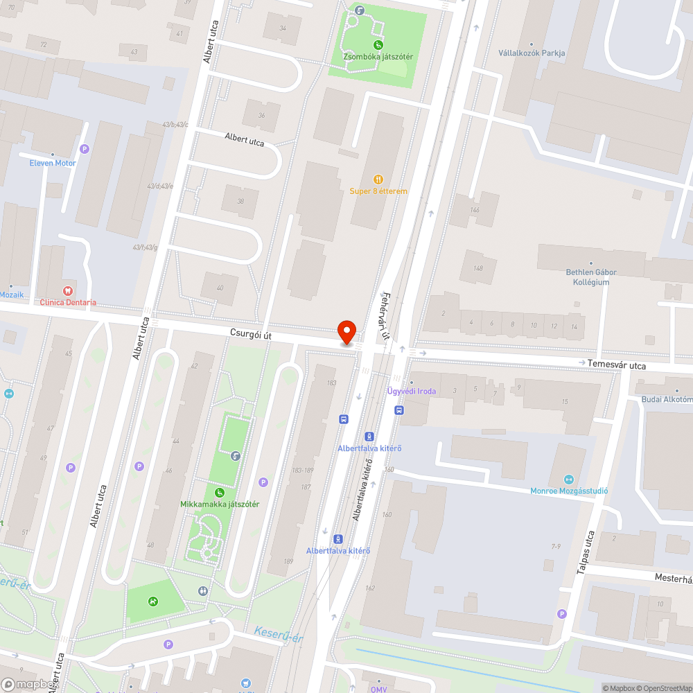 Ott hagyott TV bejelentés helye