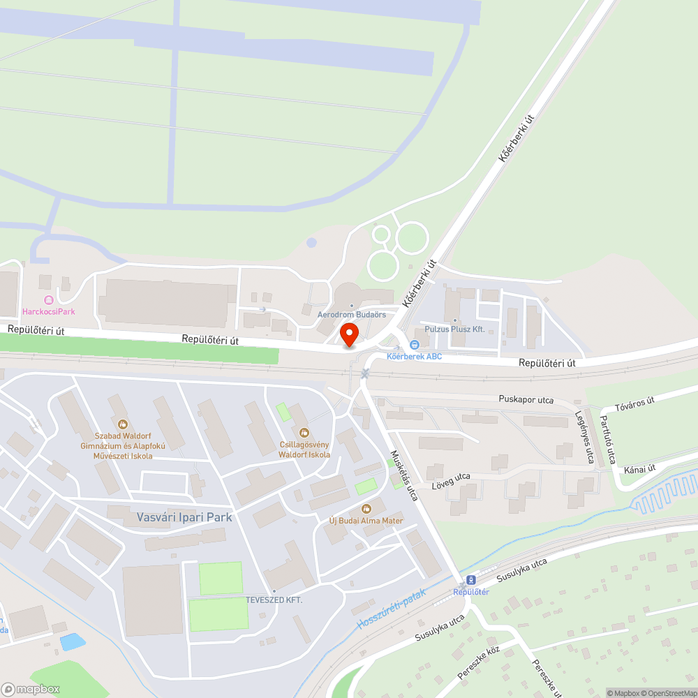 Tűzcsap bejelentés helye