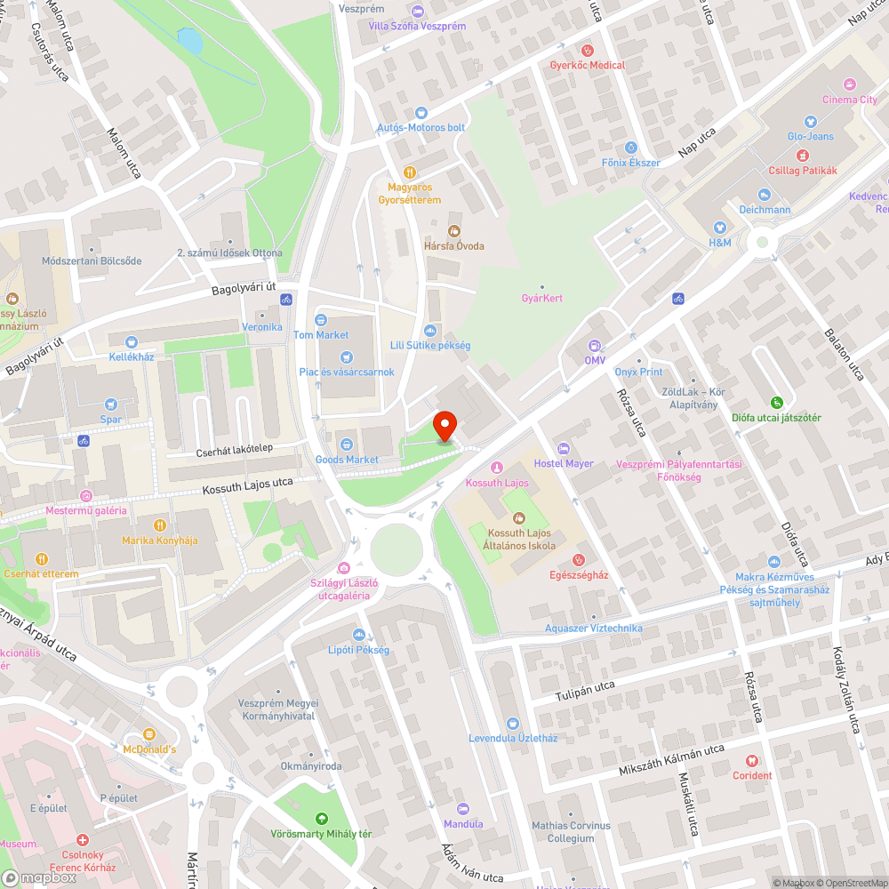 Balesetveszélyes poller oszlop bejelentés helye