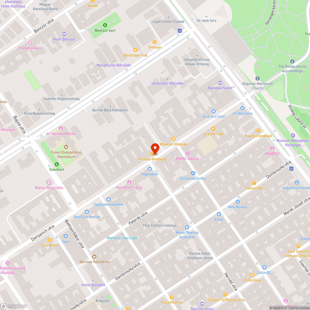 Kiszáradt fa bejelentés helye