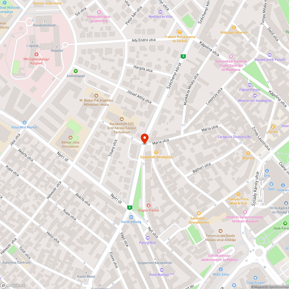 Kilátást zavaró tárgyak bejelentés helye