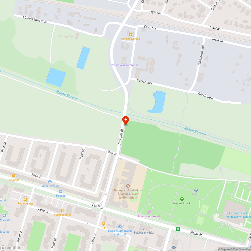 Hatalmas ágak bejelentés helye