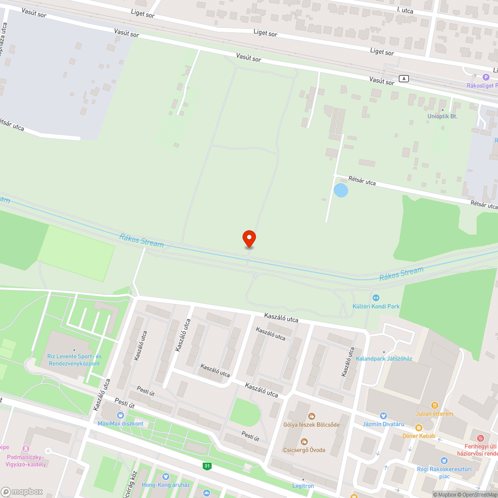 Leesett támla bejelentés helye