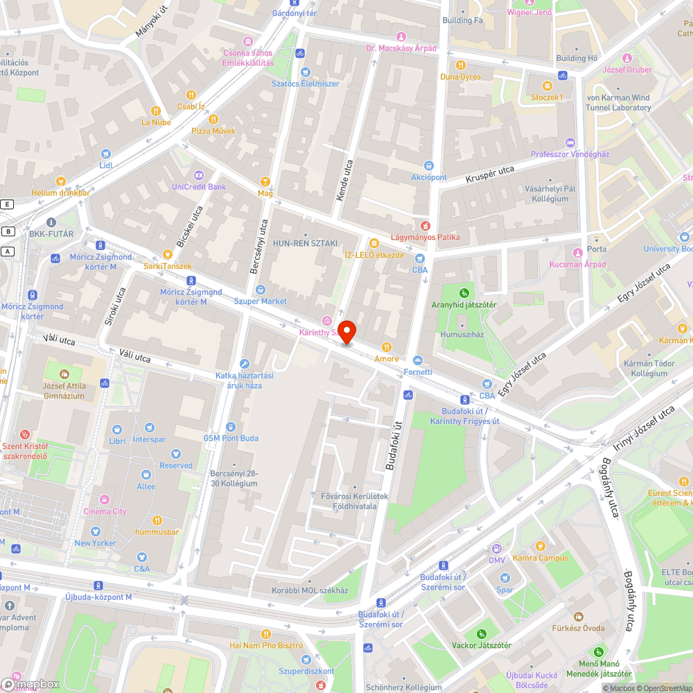 Nem biztonságos kerékpársáv bejelentés helye