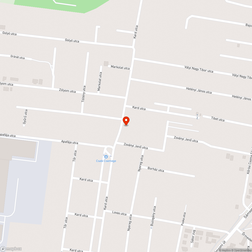 Útfelbontás bejelentés helye