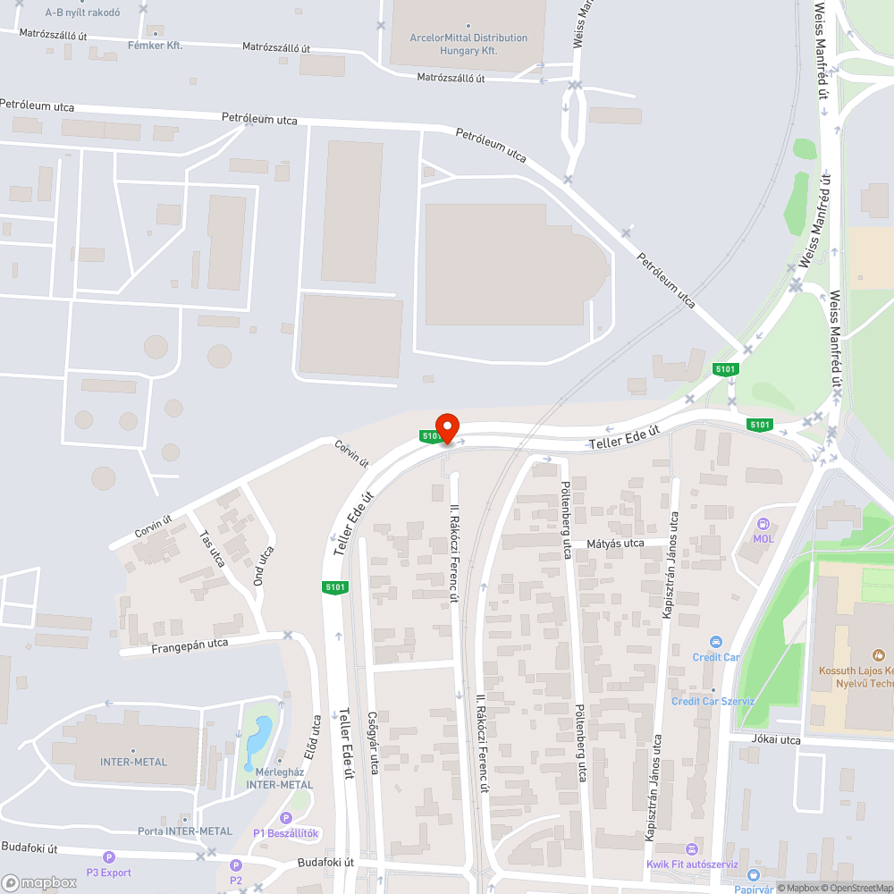 A szokásos hulladékkupacok a Teller Ede úton bejelentés helye