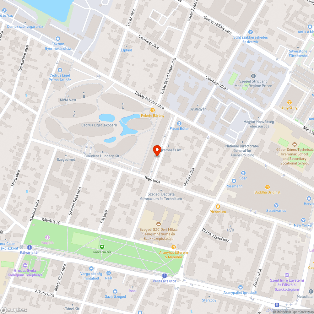 Elhanyagolt parkoló bejelentés helye