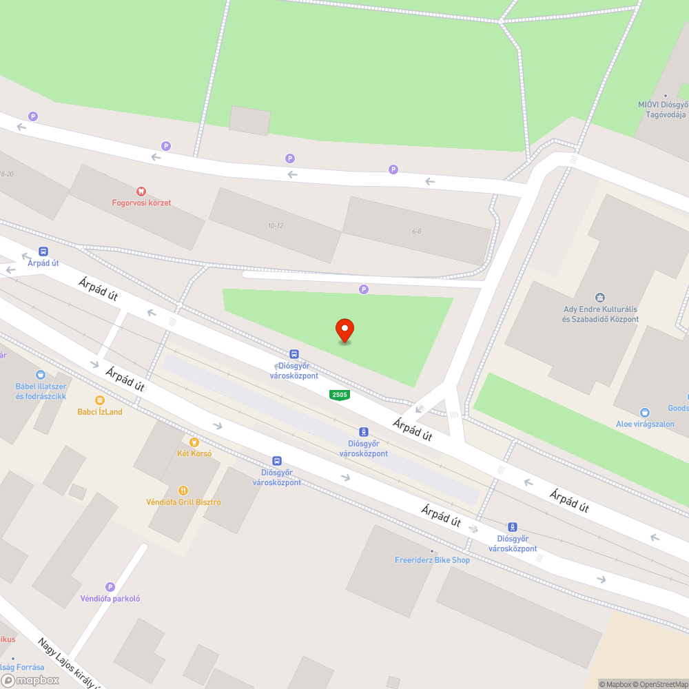 Elavult UNIO Projekt tábla bejelentés helye