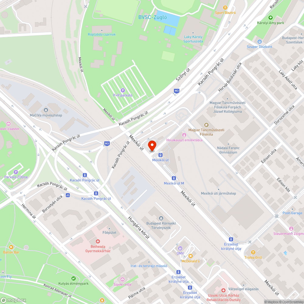 Láthatatlan zebra bejelentés helye