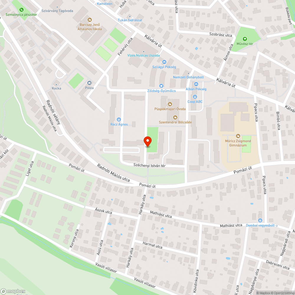 Kiégett közvilágítás bejelentés helye