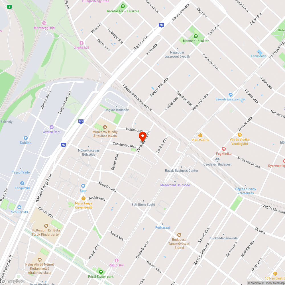 Balesetveszélyes kátyú az Öv-Dorozsmai sarkon bejelentés helye