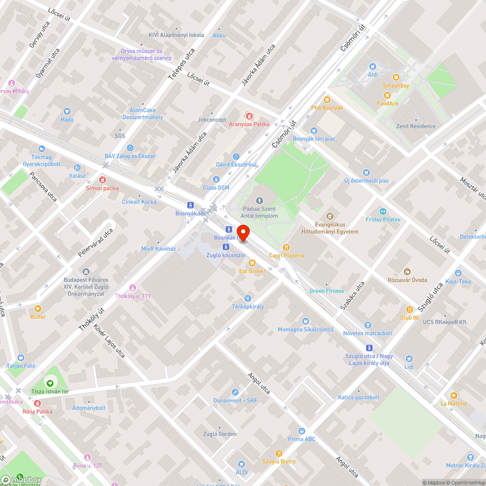 Szemét bejelentés helye