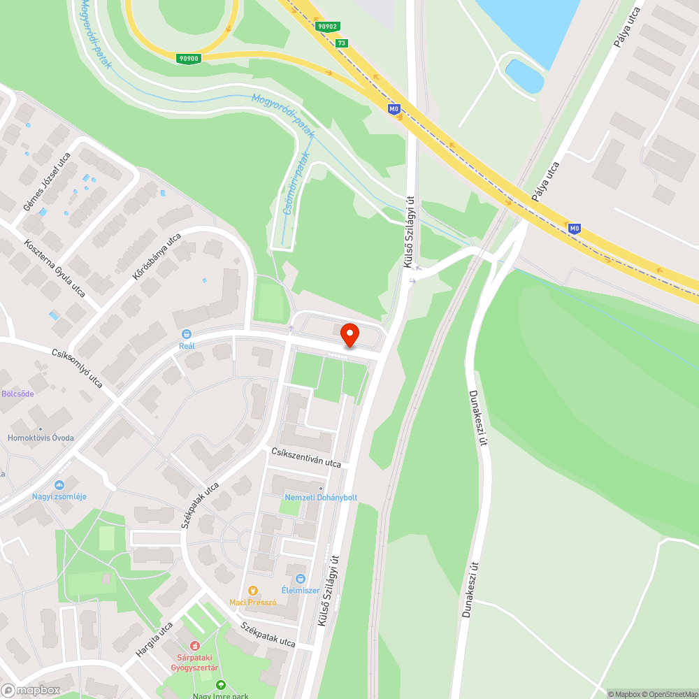 Hiányzó szemetes bejelentés helye