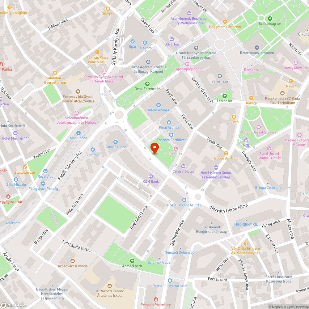 Szabálytalan parkolás a Dobó körúton bejelentés helye