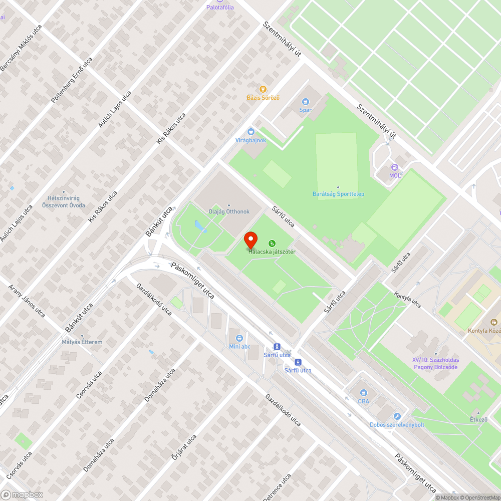 Kopott, törött padok bejelentés helye