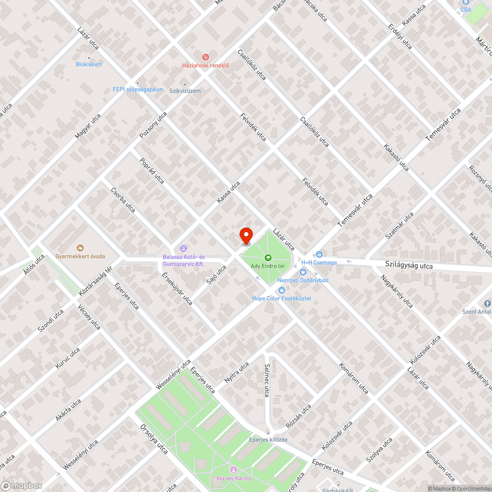 Kiszáradt fa, kettétört fa bejelentés helye