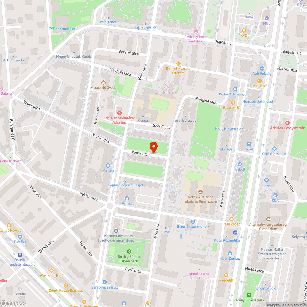 Használaton kívüli / elbontandó homokozó bejelentés helye