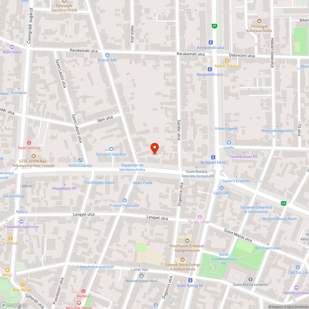 Eldugult víznyelő - Brusszeli krt. 13. bejelentés helye