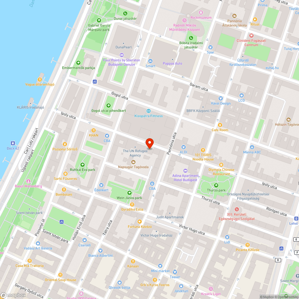 Beomlott járda bejelentés helye